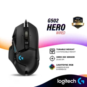 Logitech G502 HERO High Performance Wired Gaming Mouse